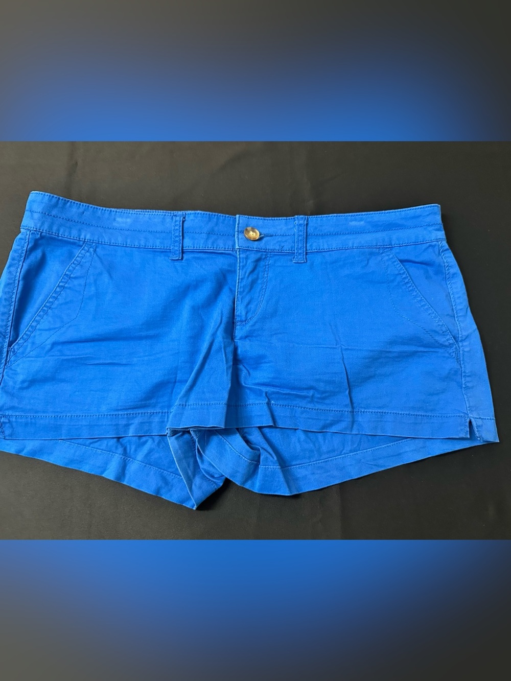 SO Royal Blue Juniors Casual Shorts